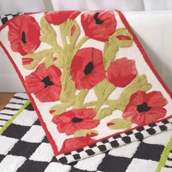 MacKenzie-Childs Poppy Bath Rug< Bath & Bath Accessories