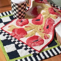 MacKenzie-Childs Poppy Bath Rug< Bath & Bath Accessories