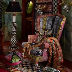 MacKenzie-Childs Portobello Road Footstool< Living Room