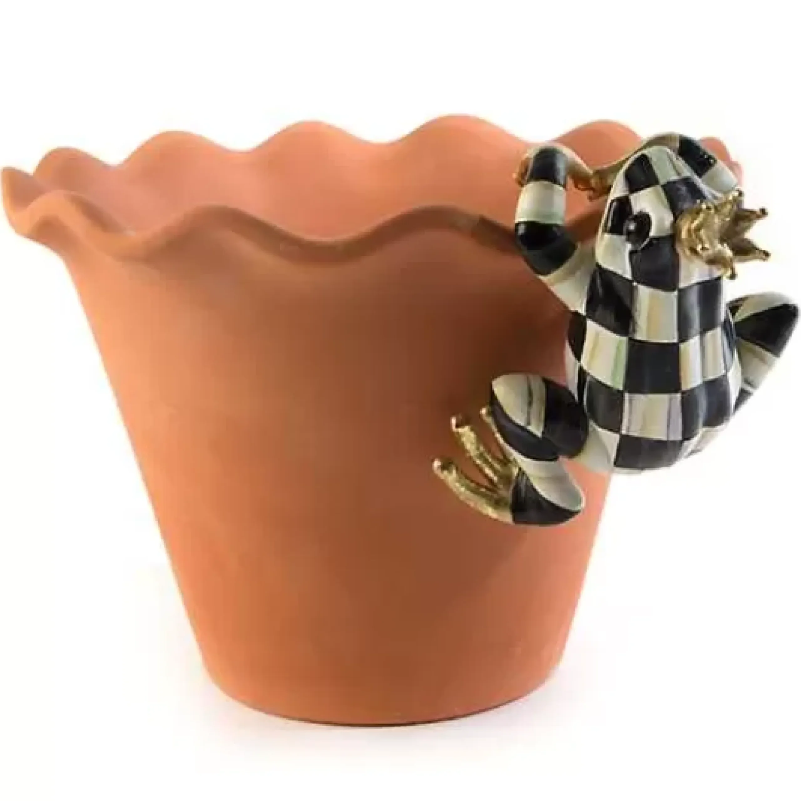 MacKenzie-Childs Pot Croaker Pot Climber< Spring|Outdoor