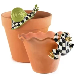 MacKenzie-Childs Pot Croaker Pot Climber< Spring|Outdoor