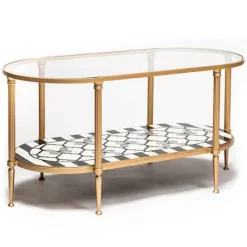 MacKenzie-Childs Pretty As A Bow Coffee Table< Living Room