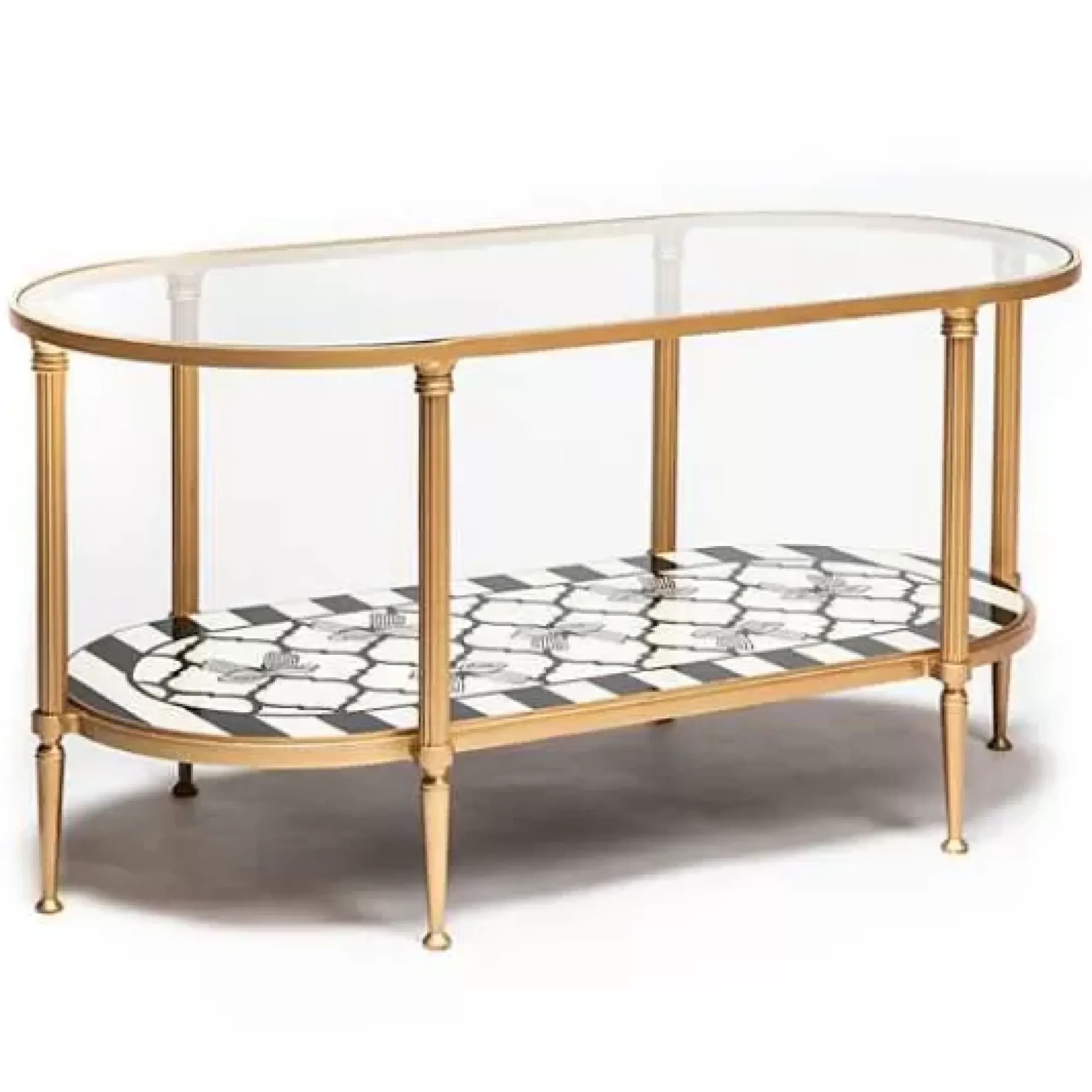MacKenzie-Childs Pretty As A Bow Coffee Table< Living Room