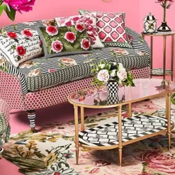 MacKenzie-Childs Pretty As A Bow Coffee Table< Living Room