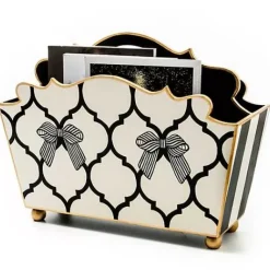 MacKenzie-Childs Pretty as a Bow Magazine Holder< Room Accents