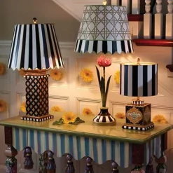 MacKenzie-Childs Quatrefoil Large Table Lamp< Room Accents|Lighting