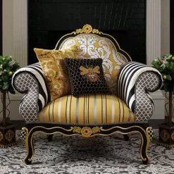 MacKenzie-Childs Queen Bee Chair< Living Room