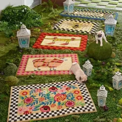 MacKenzie-Childs Queen Bee Entrance Mat< Outdoor|Rugs