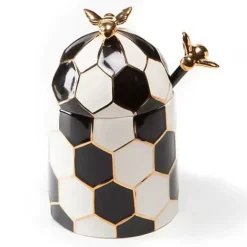 MacKenzie-Childs Queen Bee Honey Pot< Kitchen Storage & Organization|Serveware