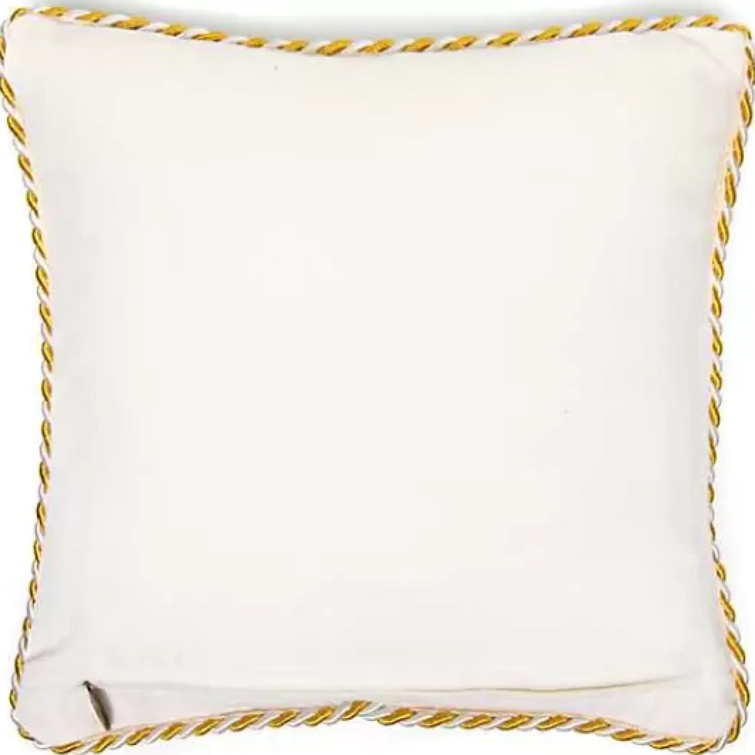 MacKenzie-Childs Queen Bee Ivory Throw Pillow< Spring|Pillows, Throws, & Cushions
