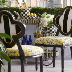 MacKenzie-Childs Queen Bee Outdoor Dining Chair< Outdoor|Spring