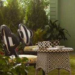 MacKenzie-Childs Queen Bee Outdoor Dining Chair< Outdoor|Spring