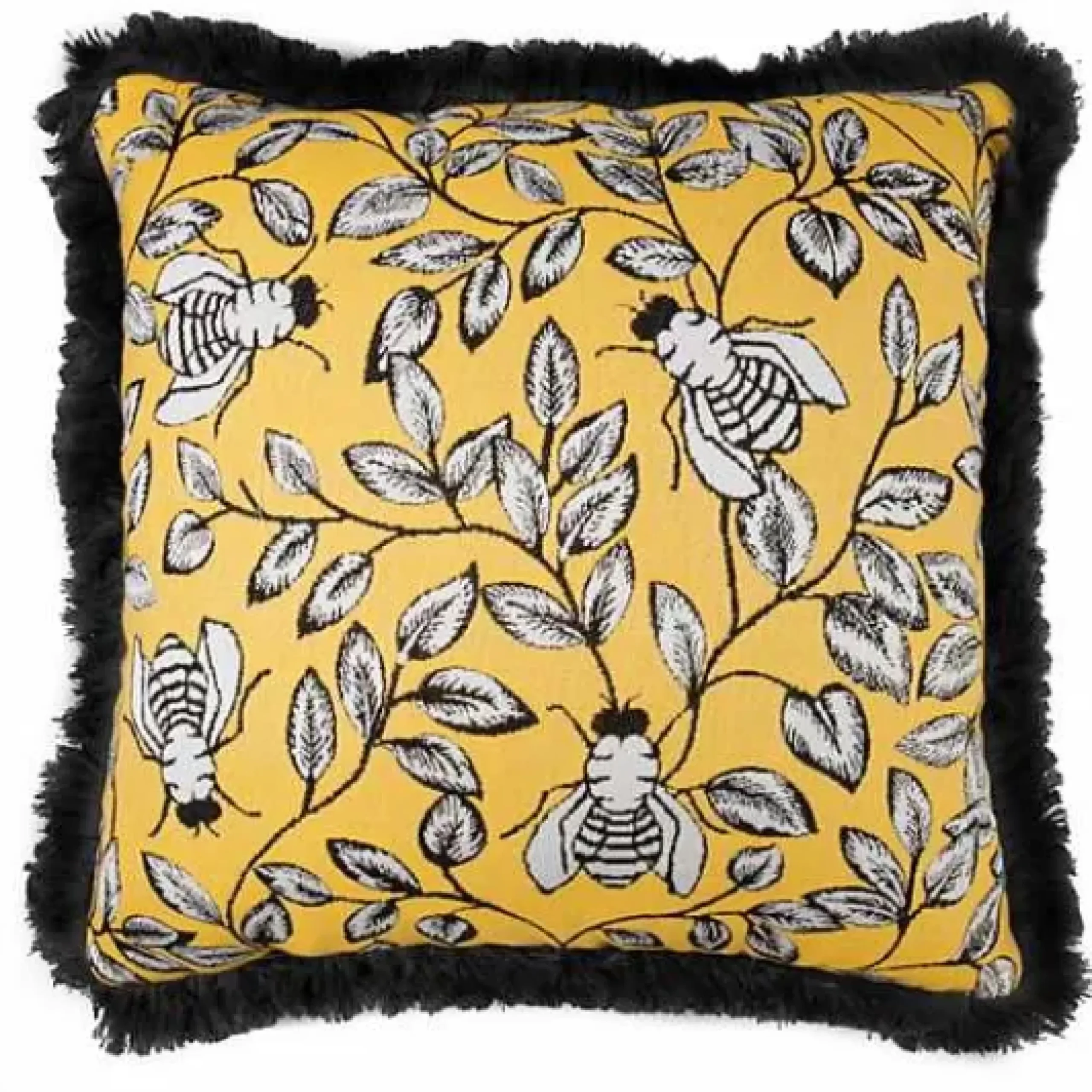 MacKenzie-Childs Queen Bee Outdoor Throw Pillow< Pillows, Throws, & Cushions|Outdoor