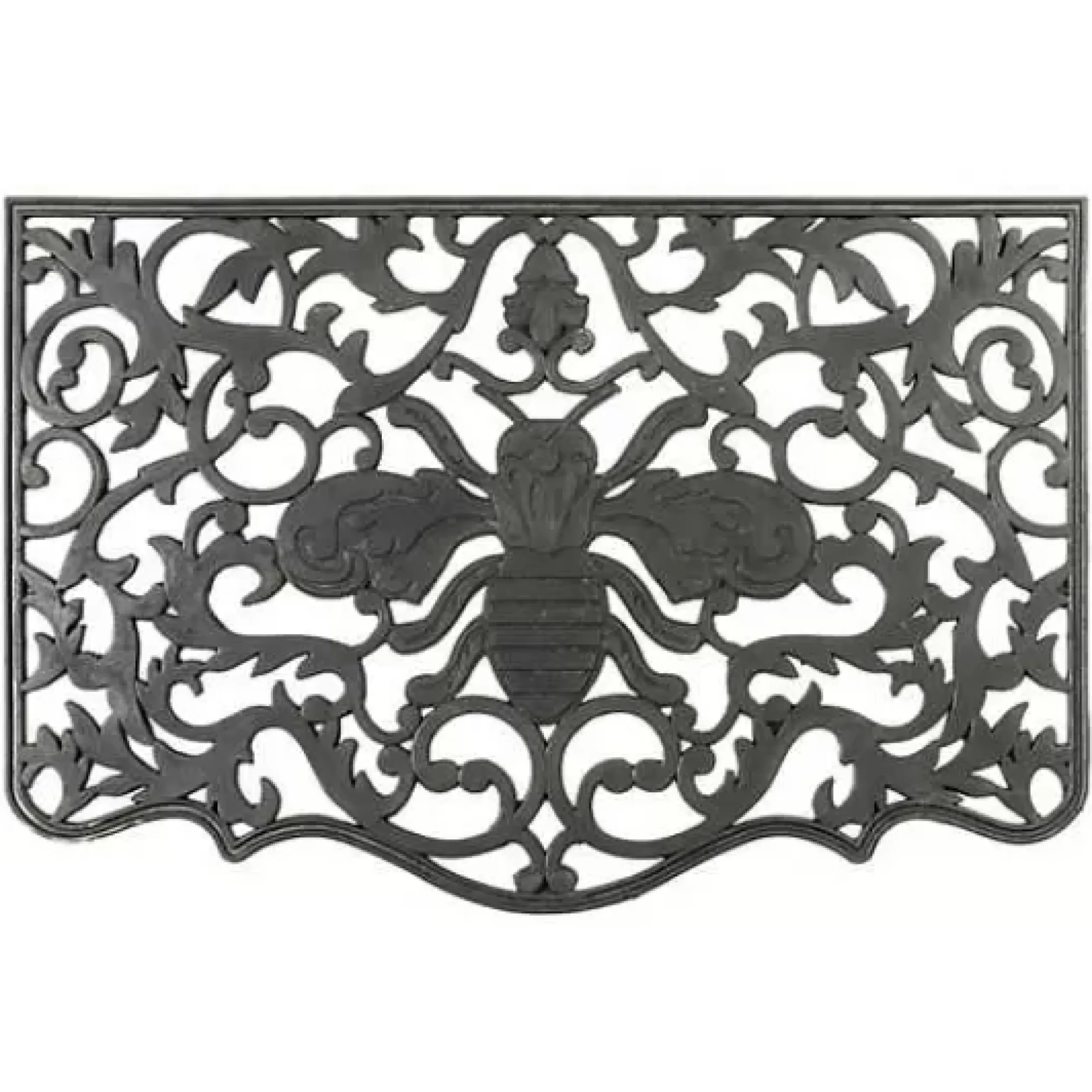 MacKenzie-Childs Queen Bee Rubber Door Mat< Spring|Outdoor