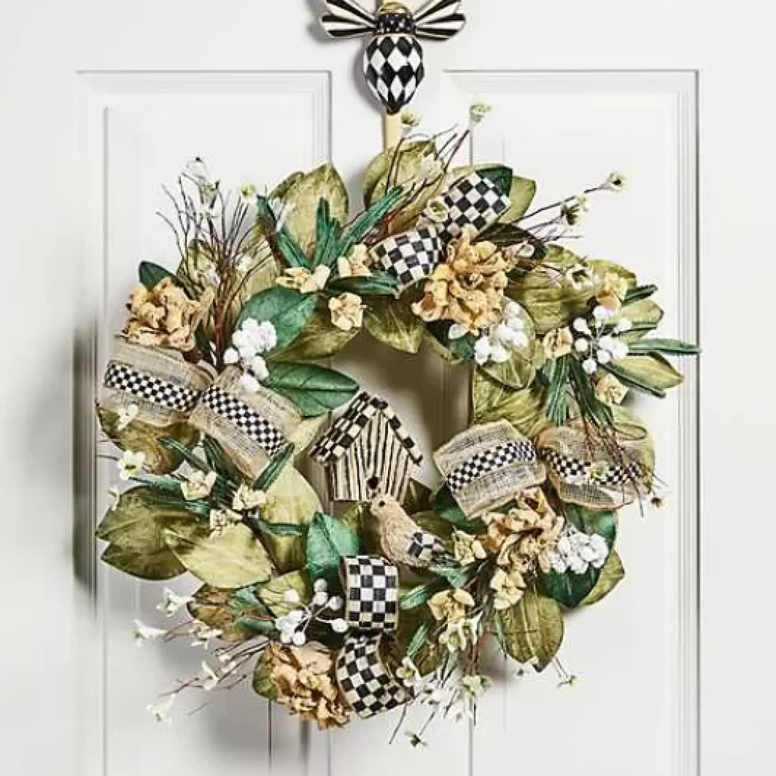 MacKenzie-Childs Queen Bee Wreath Hanger< Spring|Outdoor