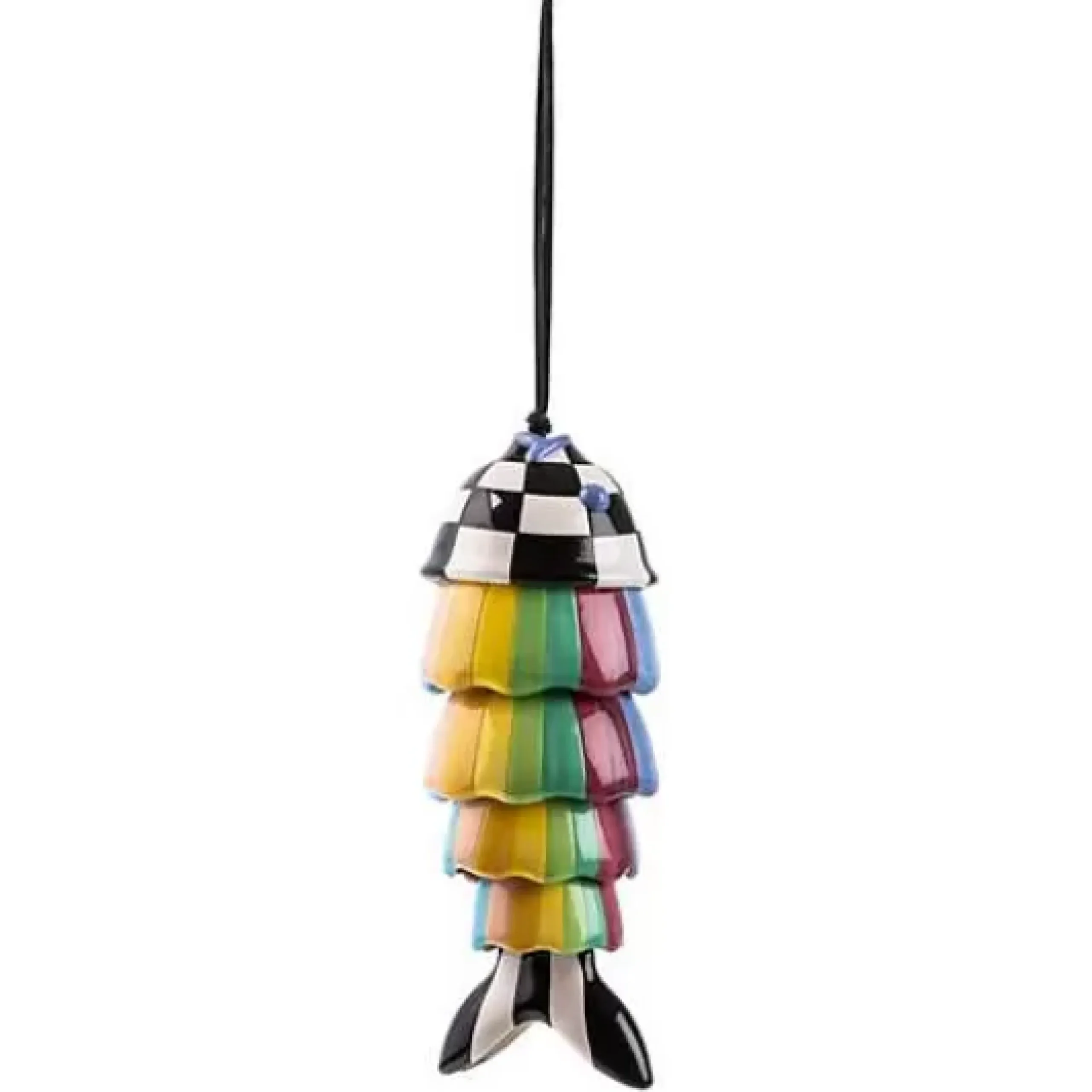 MacKenzie-Childs Rainbow Fish Wind Chime< Spring|Outdoor