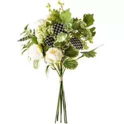 MacKenzie-Childs Ranunculus White Bouquet< Spring|Greenery & Florals