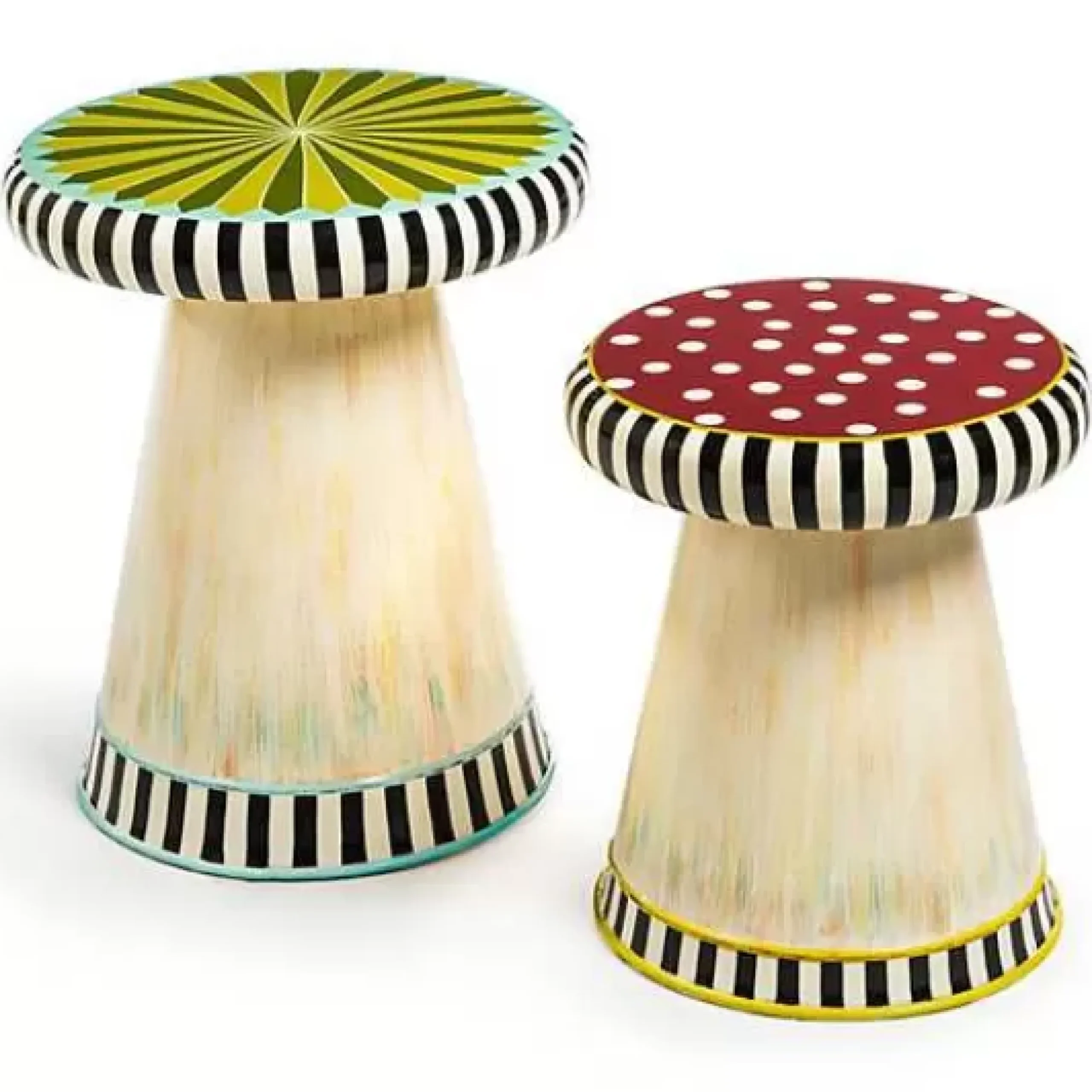 MacKenzie-Childs Red Small Outdoor Toadstool< Outdoor|Spring