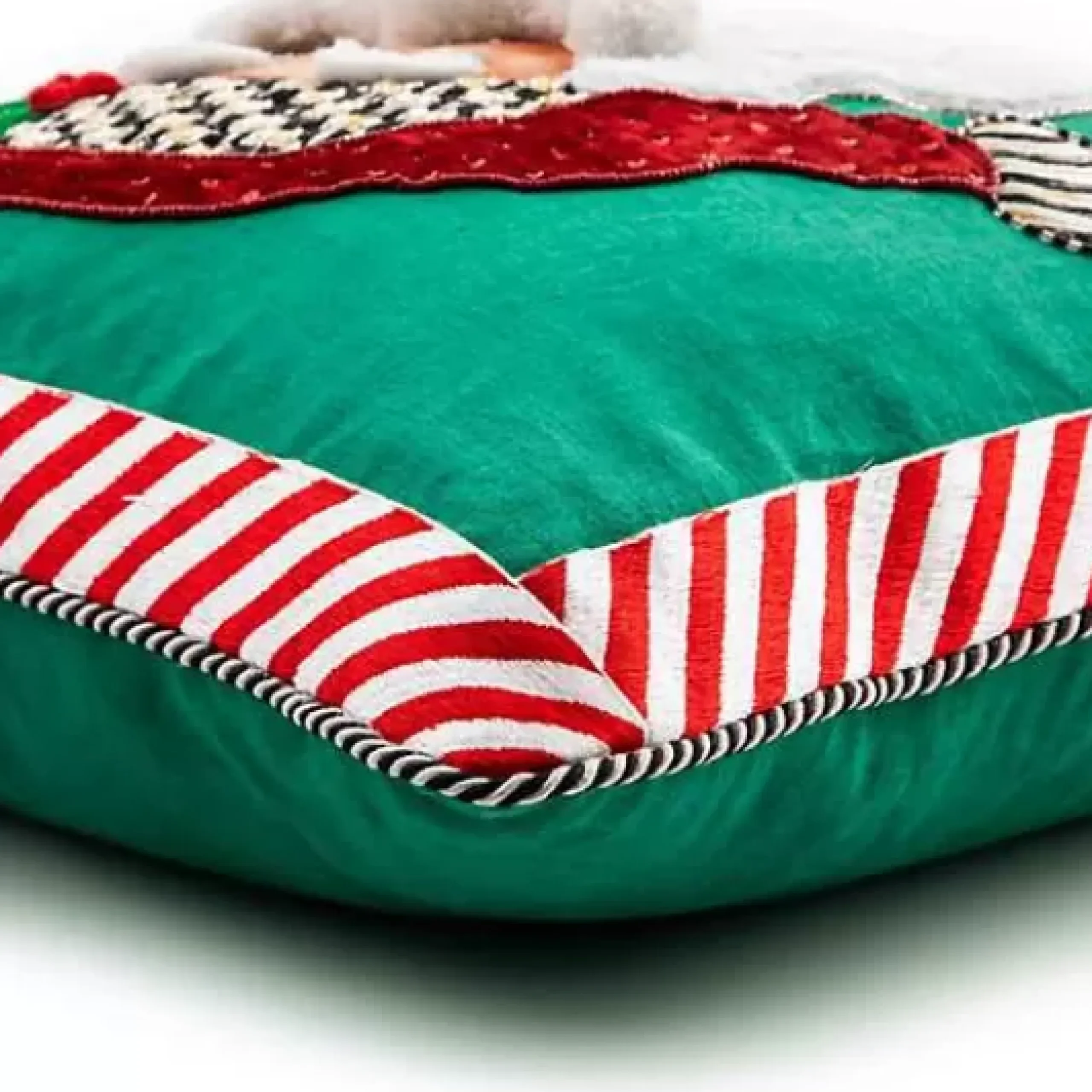 MacKenzie-Childs Retro Santa Throw Pillow< Holiday|Pillows, Throws, & Cushions