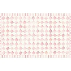 MacKenzie-Childs Rosy Check 3' x 5' Floor Mat< Rugs