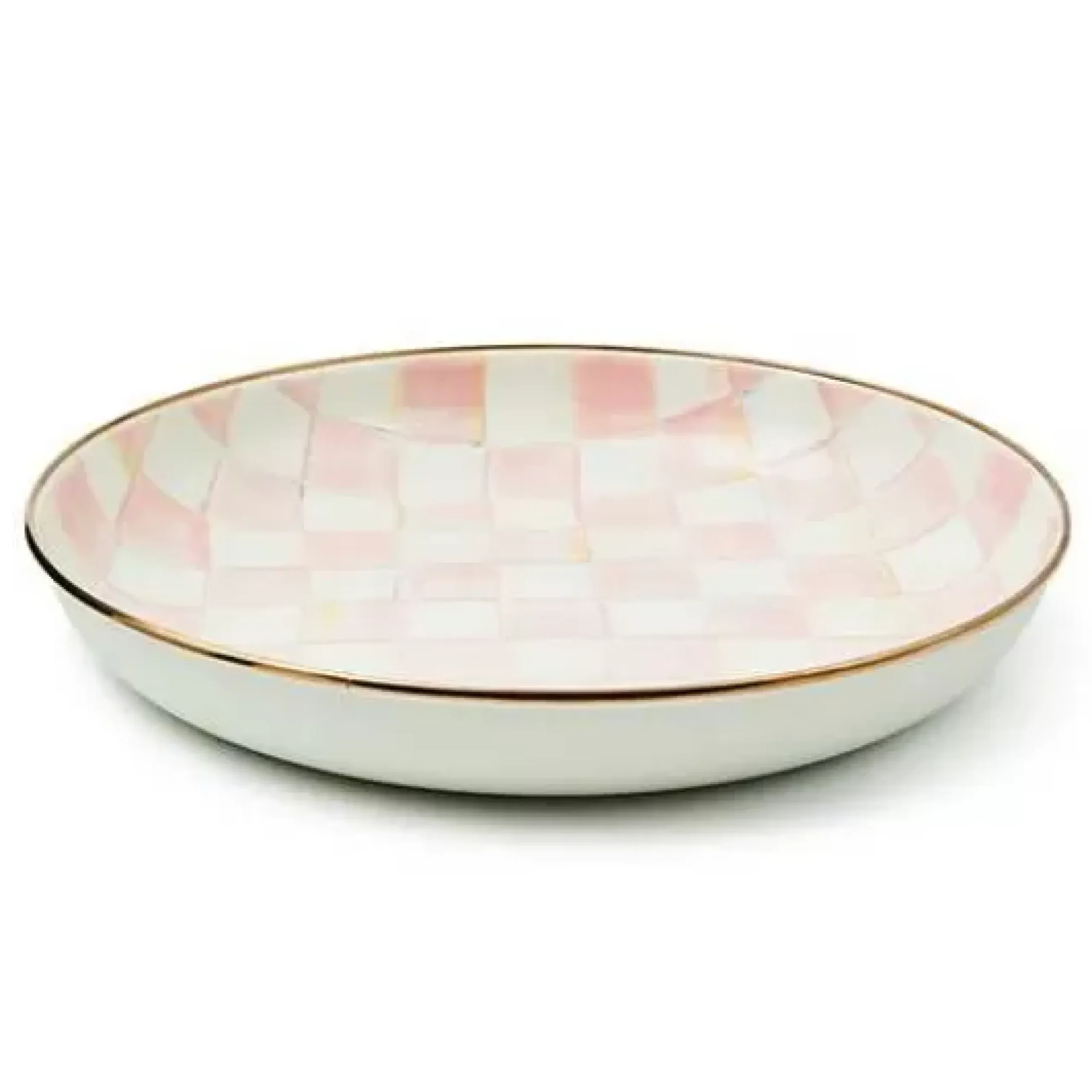 MacKenzie-Childs Rosy Check Abundant Bowl< Fall Entertaining|Serveware