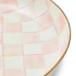 MacKenzie-Childs Rosy Check Abundant Bowl< Fall Entertaining|Serveware