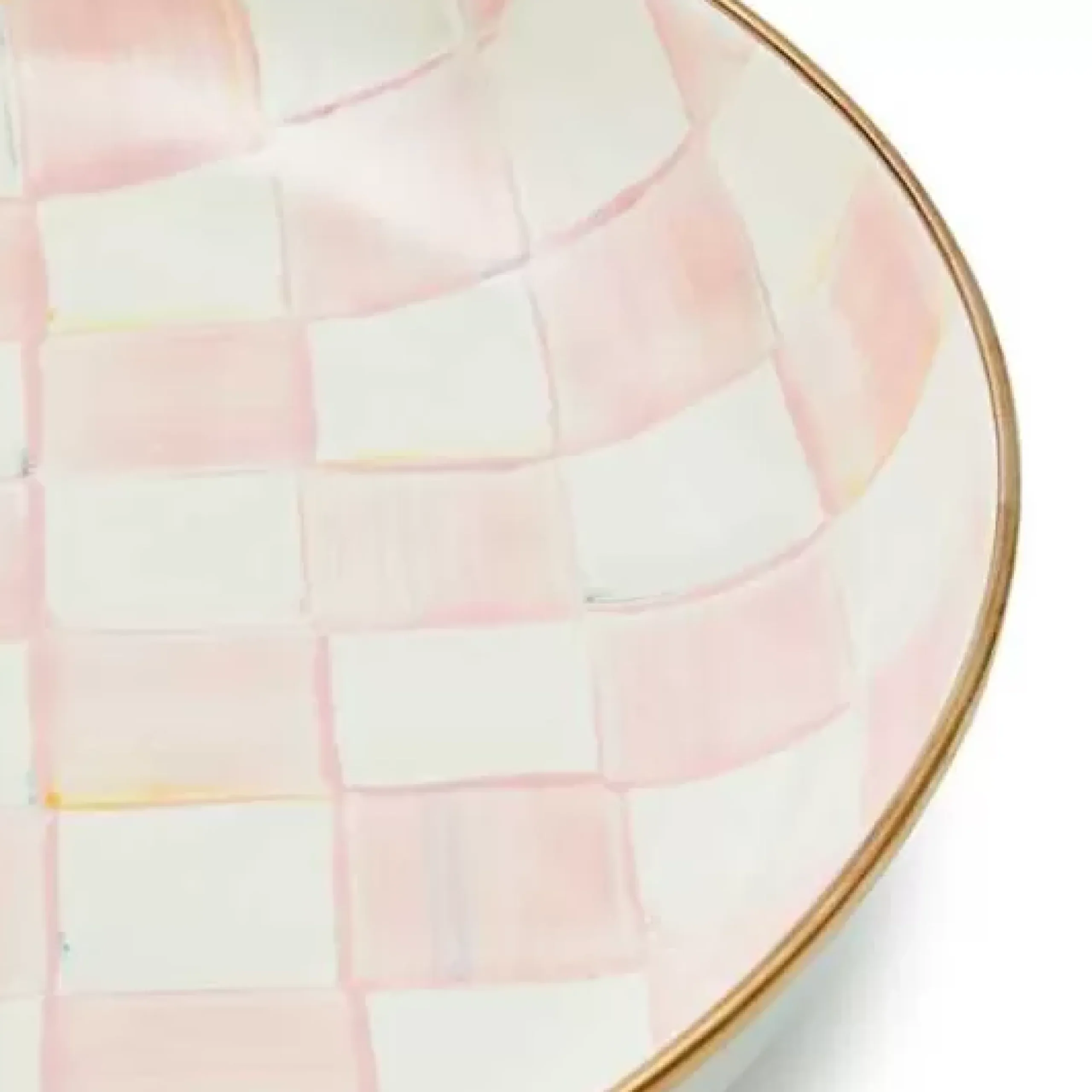 MacKenzie-Childs Rosy Check Abundant Bowl< Fall Entertaining|Serveware