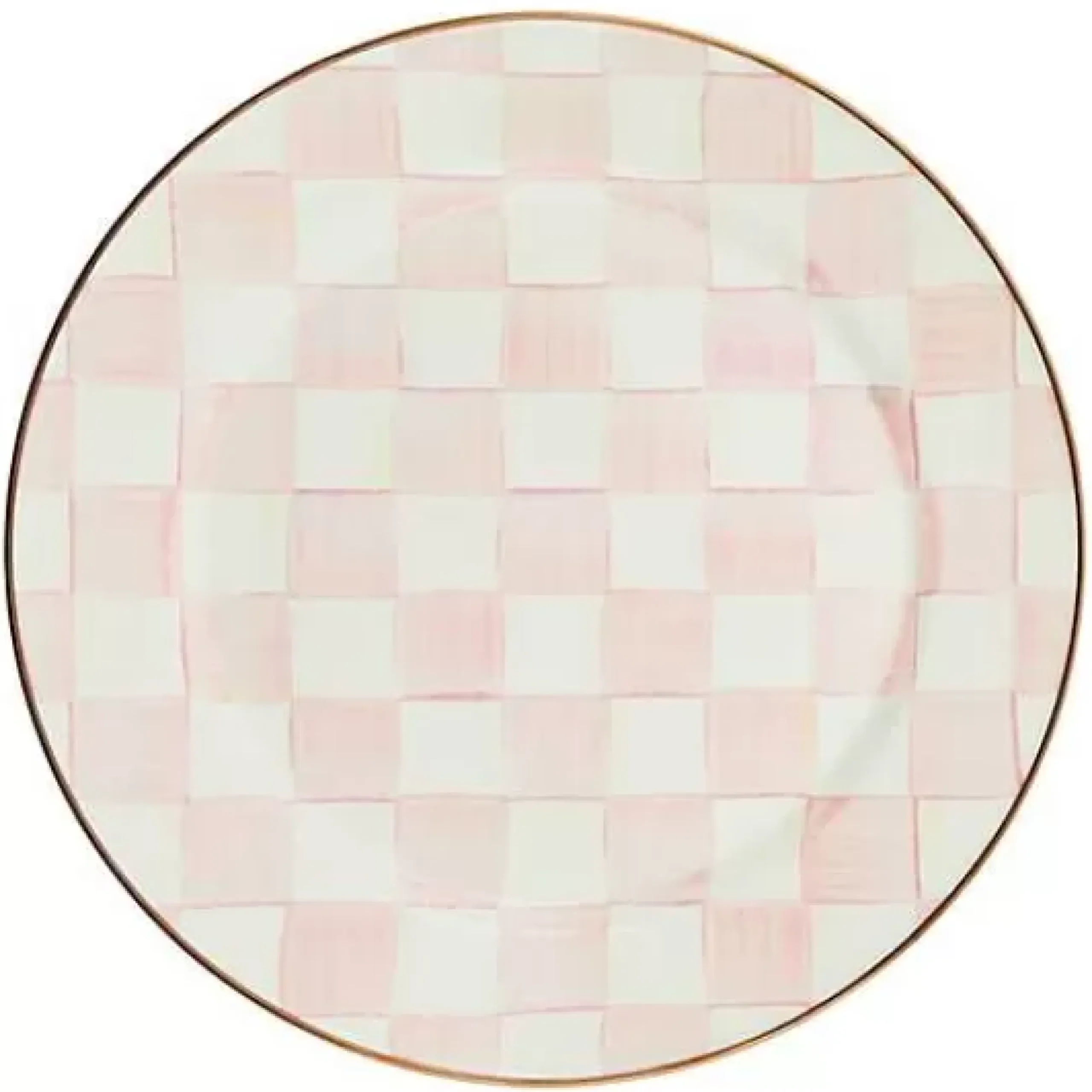 MacKenzie-Childs Rosy Check Charger/Plate< Easter|Spring