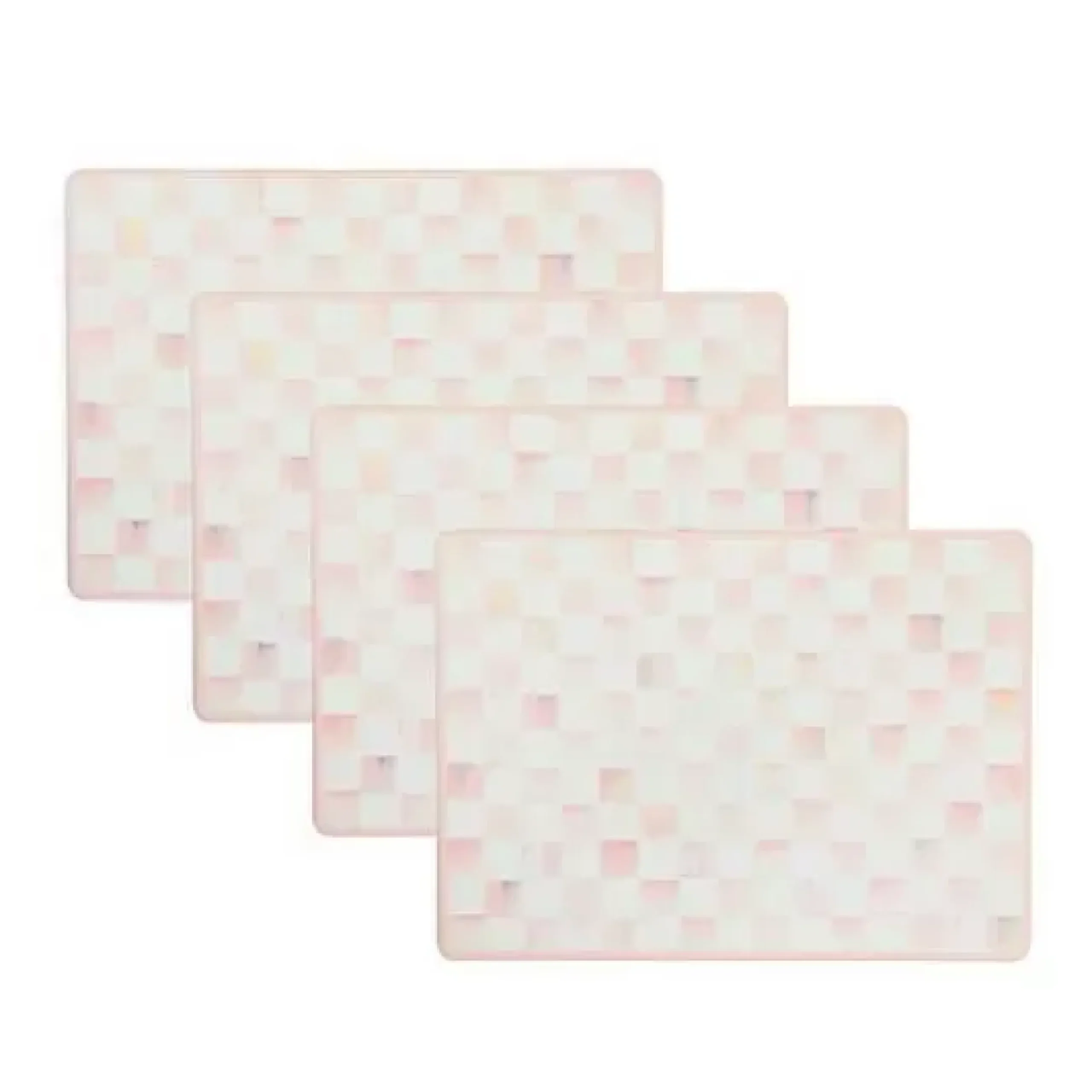 MacKenzie-Childs Rosy Check Cork Back Placemats, Set of 4< Fall Entertaining|Kitchen & Table Linens