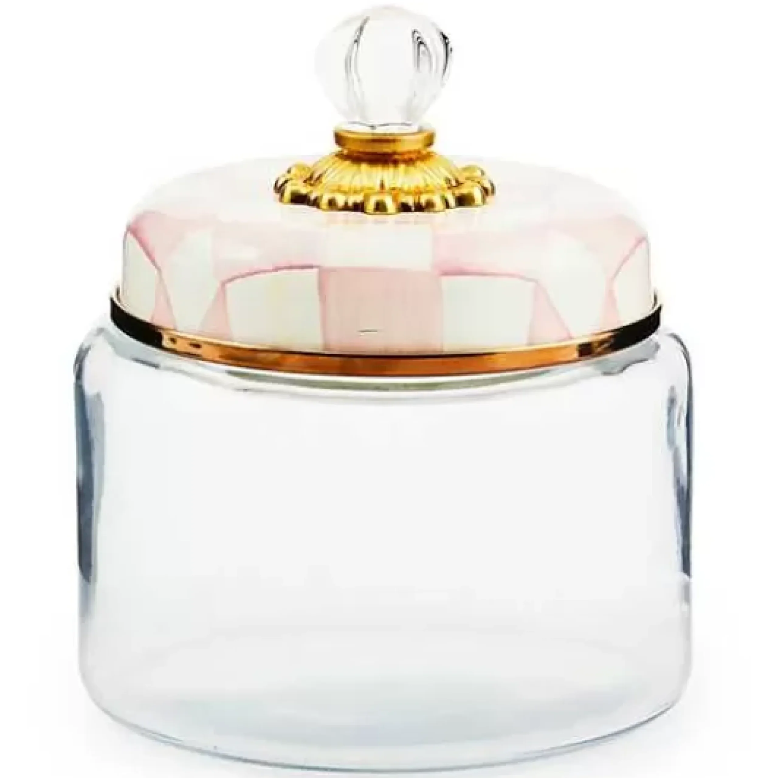 MacKenzie-Childs Rosy Check Kitchen Canister, Small< Kitchen Storage & Organization