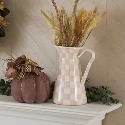 MacKenzie-Childs Rosy Check Kitchen Canister, Small< Kitchen Storage & Organization