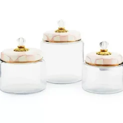 MacKenzie-Childs Rosy Check Kitchen Canister, Small< Kitchen Storage & Organization