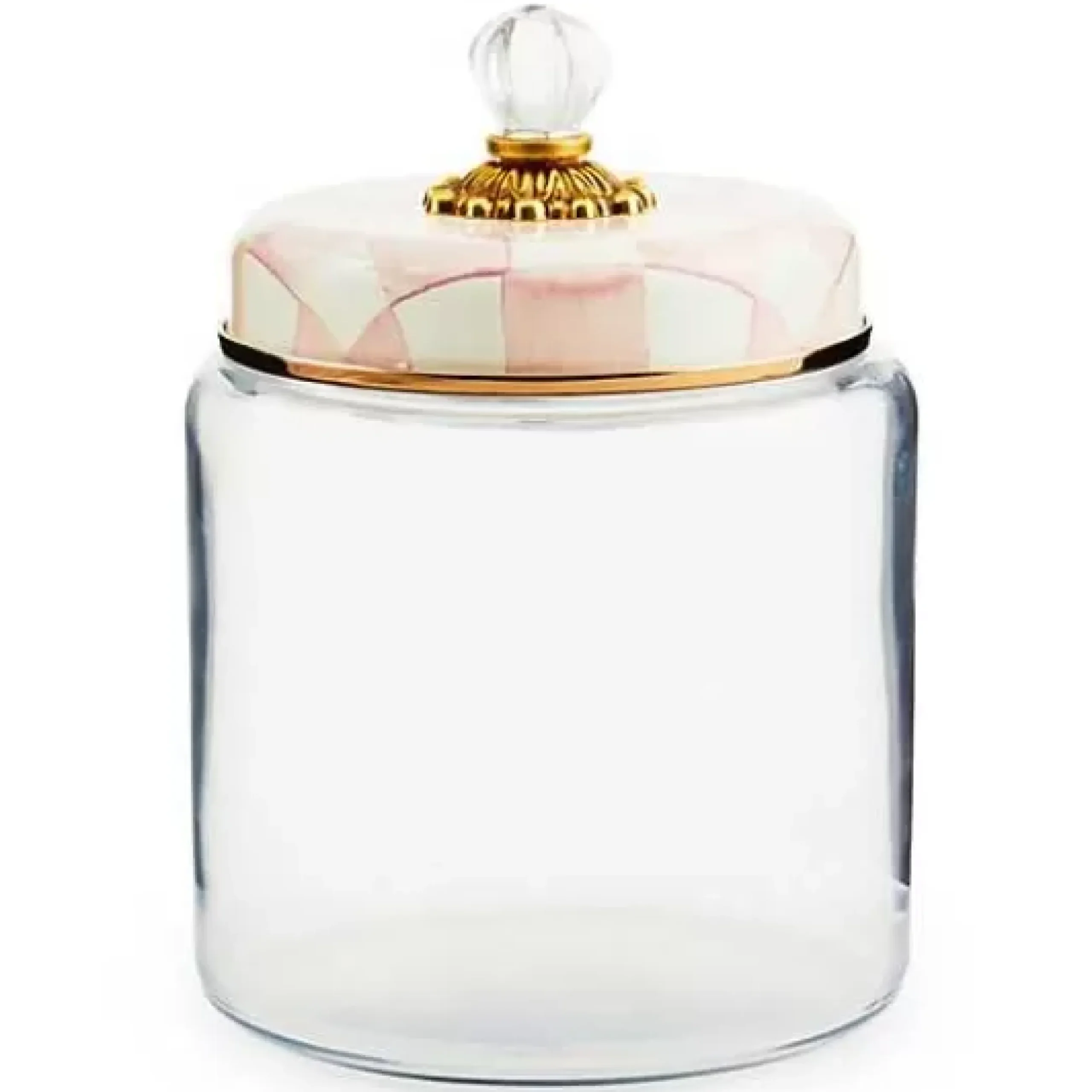 MacKenzie-Childs Rosy Check Kitchen Canister, Large< Kitchen Storage & Organization