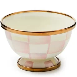 MacKenzie-Childs Rosy Check Little Sugar Bowl< Fall Entertaining|The Coffee Shop