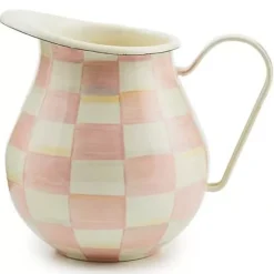 MacKenzie-Childs Rosy Check Pitcher< Easter|Spring