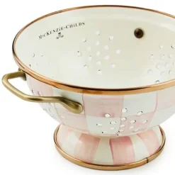 MacKenzie-Childs Rosy Check Small Colander< Spring|Kitchen Utensils & Tools