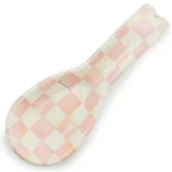MacKenzie-Childs Rosy Check Spoon Rest< Spring|Kitchen Utensils & Tools