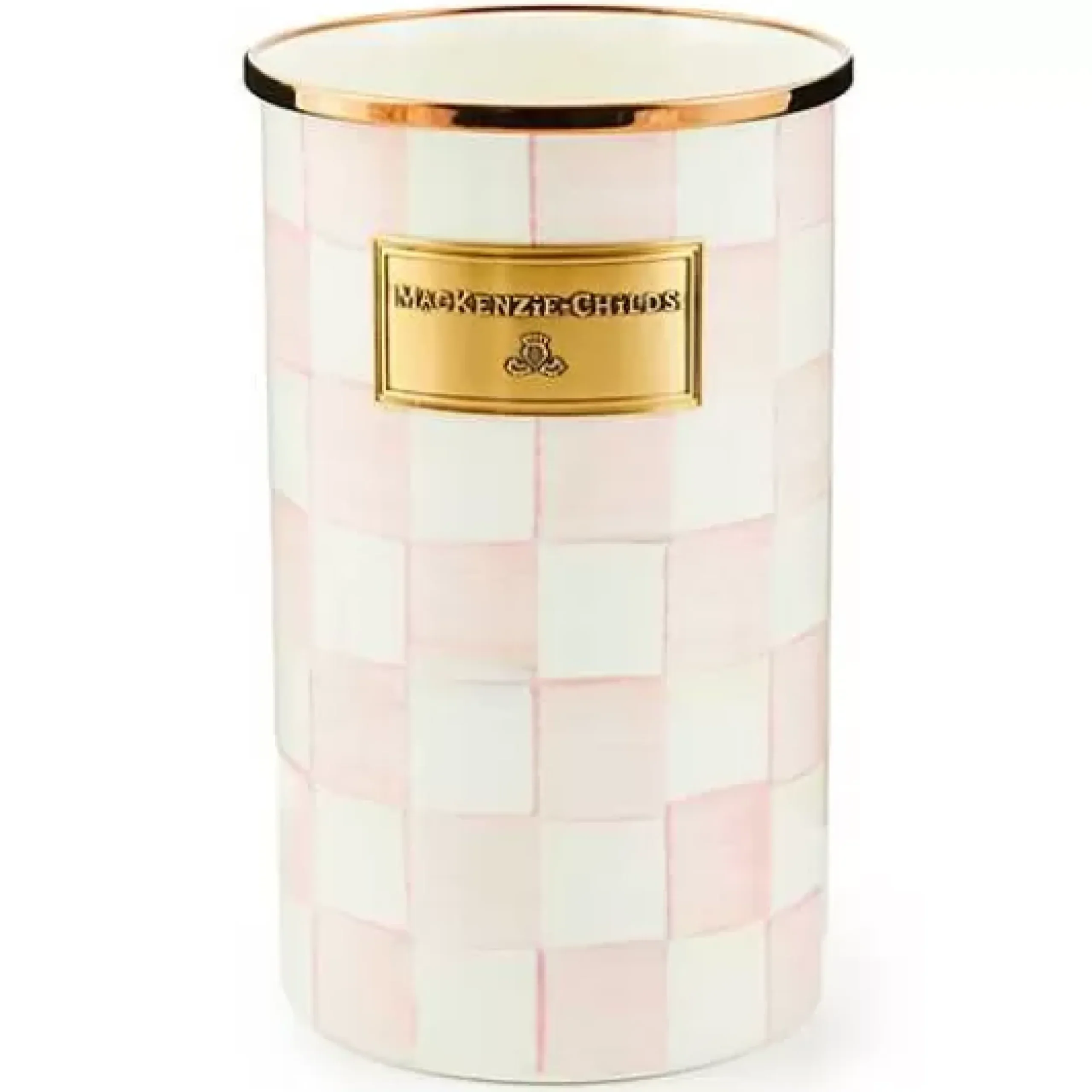 MacKenzie-Childs Rosy Check Utensil Holder< Spring|Kitchen Utensils & Tools
