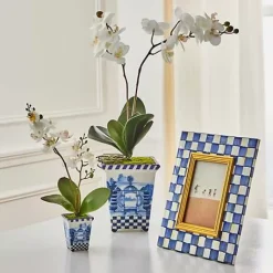 MacKenzie-Childs Royal Check 4 x 6 Frame< Room Accents