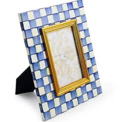 MacKenzie-Childs Royal Check 4 x 6 Frame< Room Accents