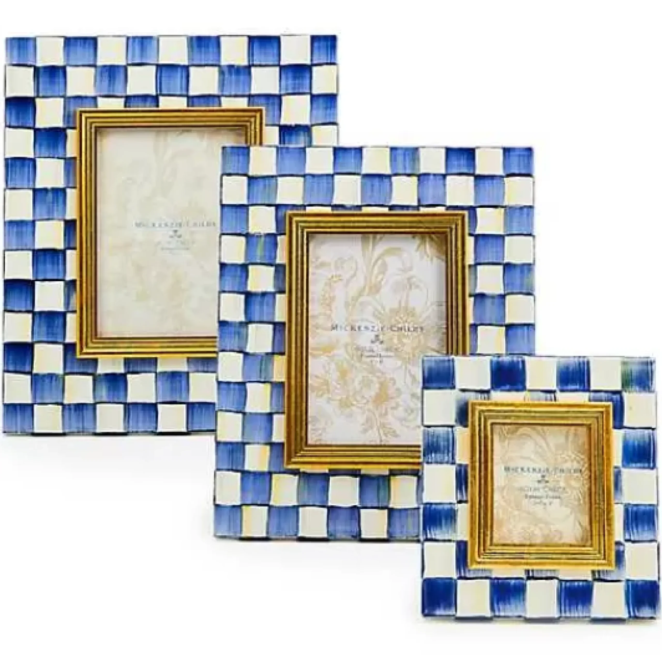 MacKenzie-Childs Royal Check 4 x 6 Frame< Room Accents