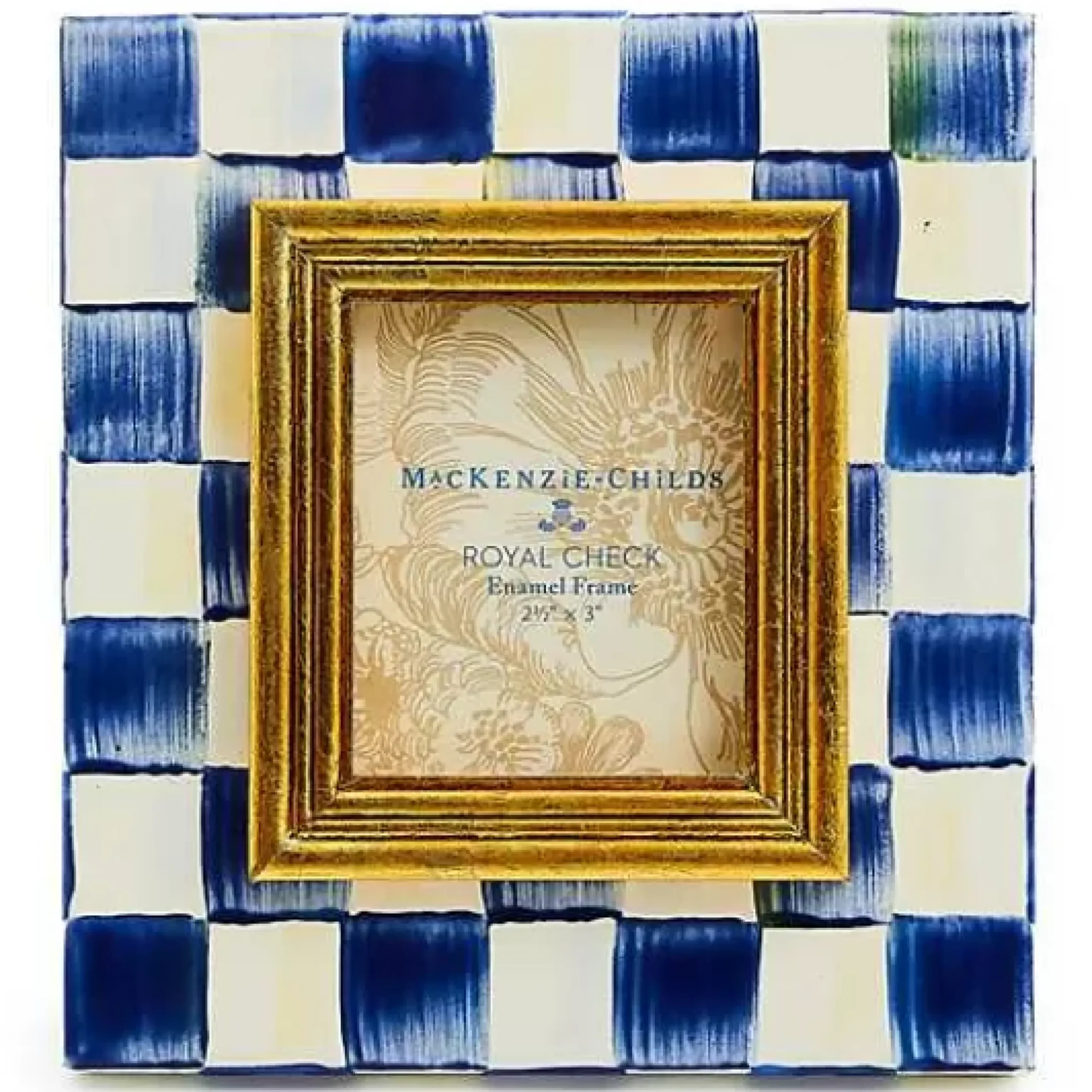 MacKenzie-Childs Royal Check 2.5 x 3 Frame< Room Accents