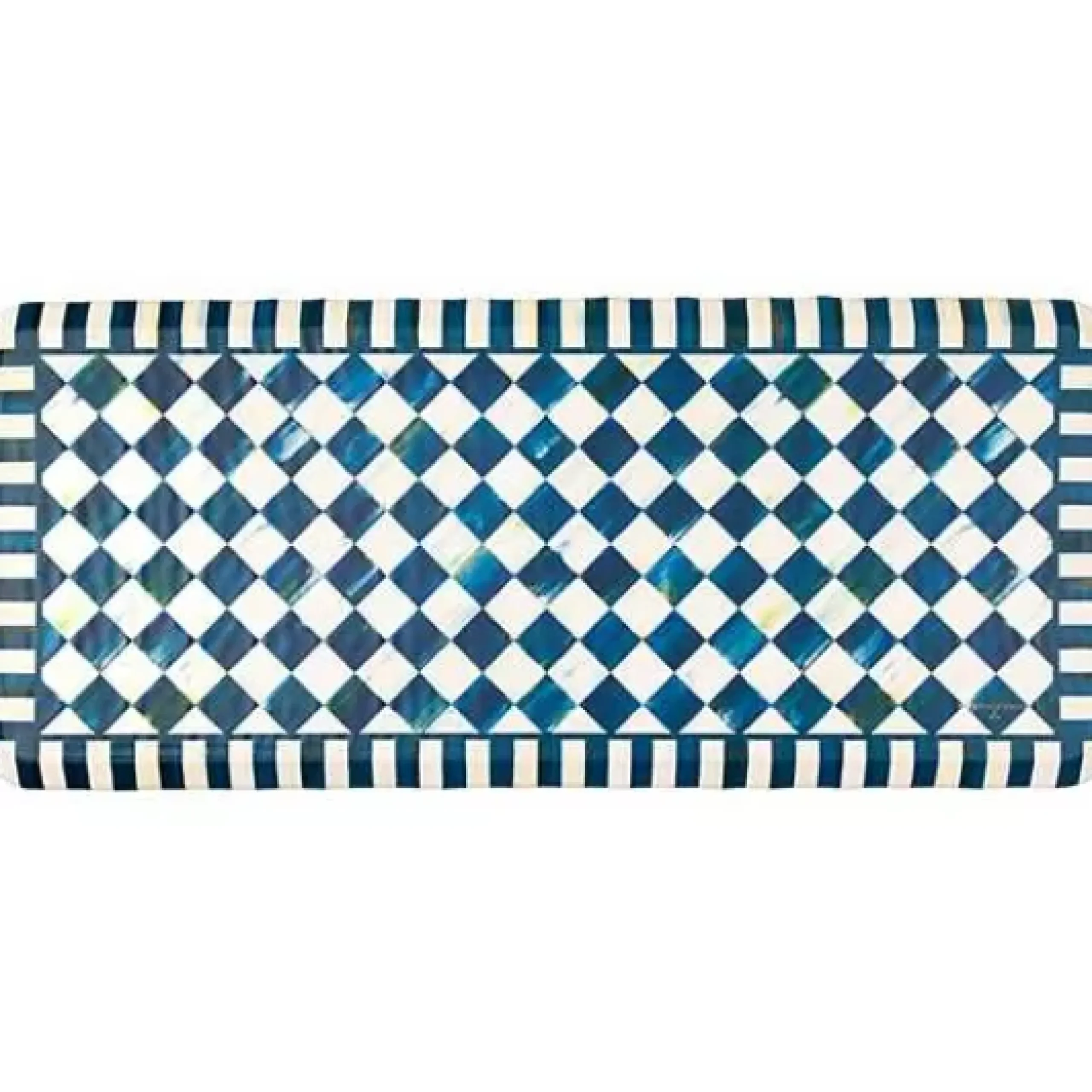 MacKenzie-Childs Royal Check 20 x 48 GelPro Comfort Mat< Rugs