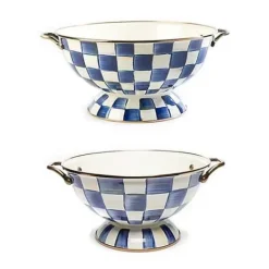 MacKenzie-Childs Royal Check Almost Everything Bowls, Set of 2< Kitchen & Dining Sets|Serveware