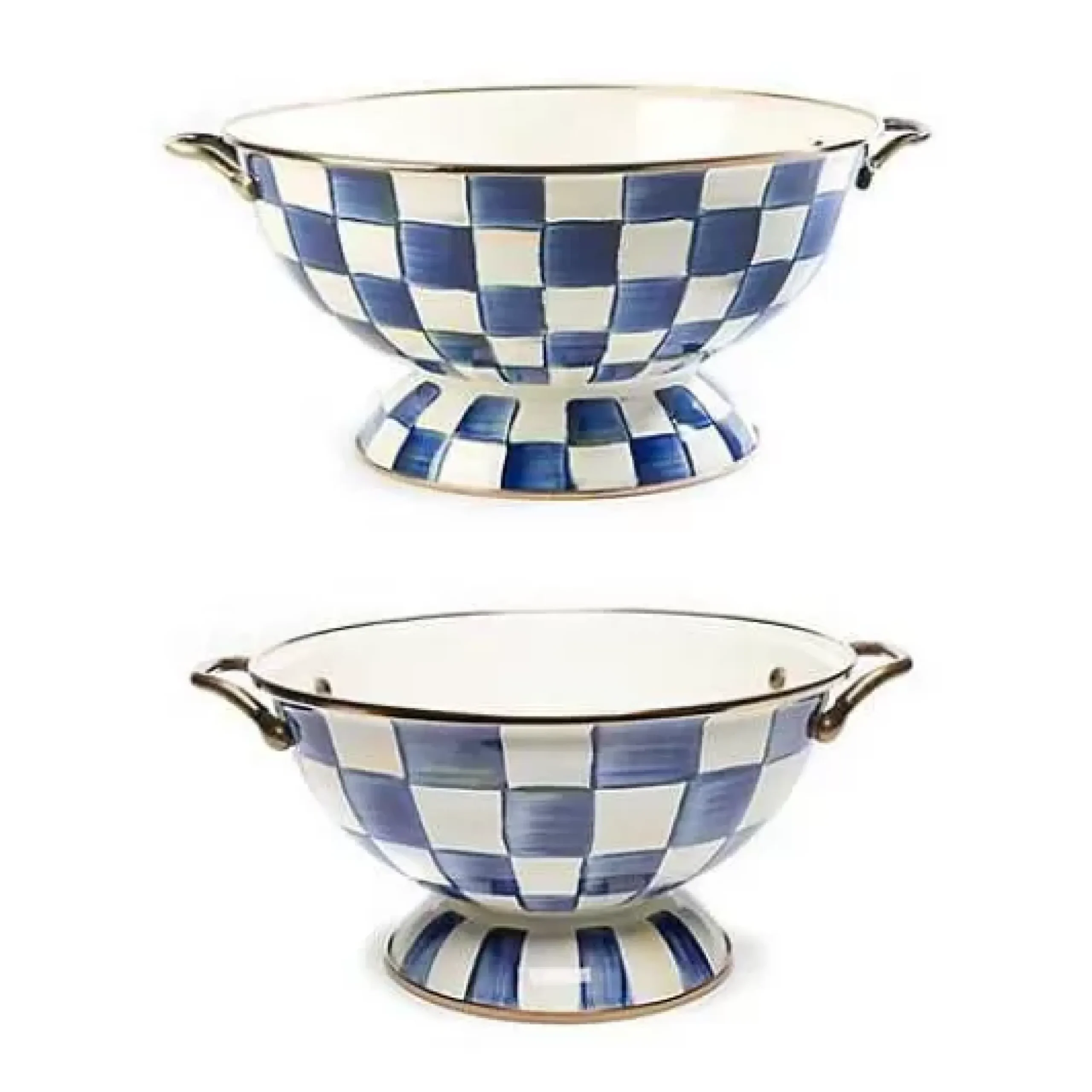 MacKenzie-Childs Royal Check Almost Everything Bowls, Set of 2< Kitchen & Dining Sets|Serveware