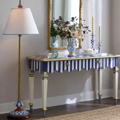 MacKenzie-Childs Royal Check Atelier Floor Lamp< Lighting