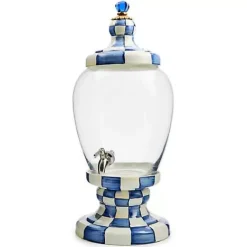 MacKenzie-Childs Royal Check Beverage Hostess< Drinkware|Bar Entertaining