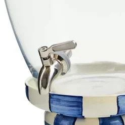 MacKenzie-Childs Royal Check Beverage Hostess< Drinkware|Bar Entertaining