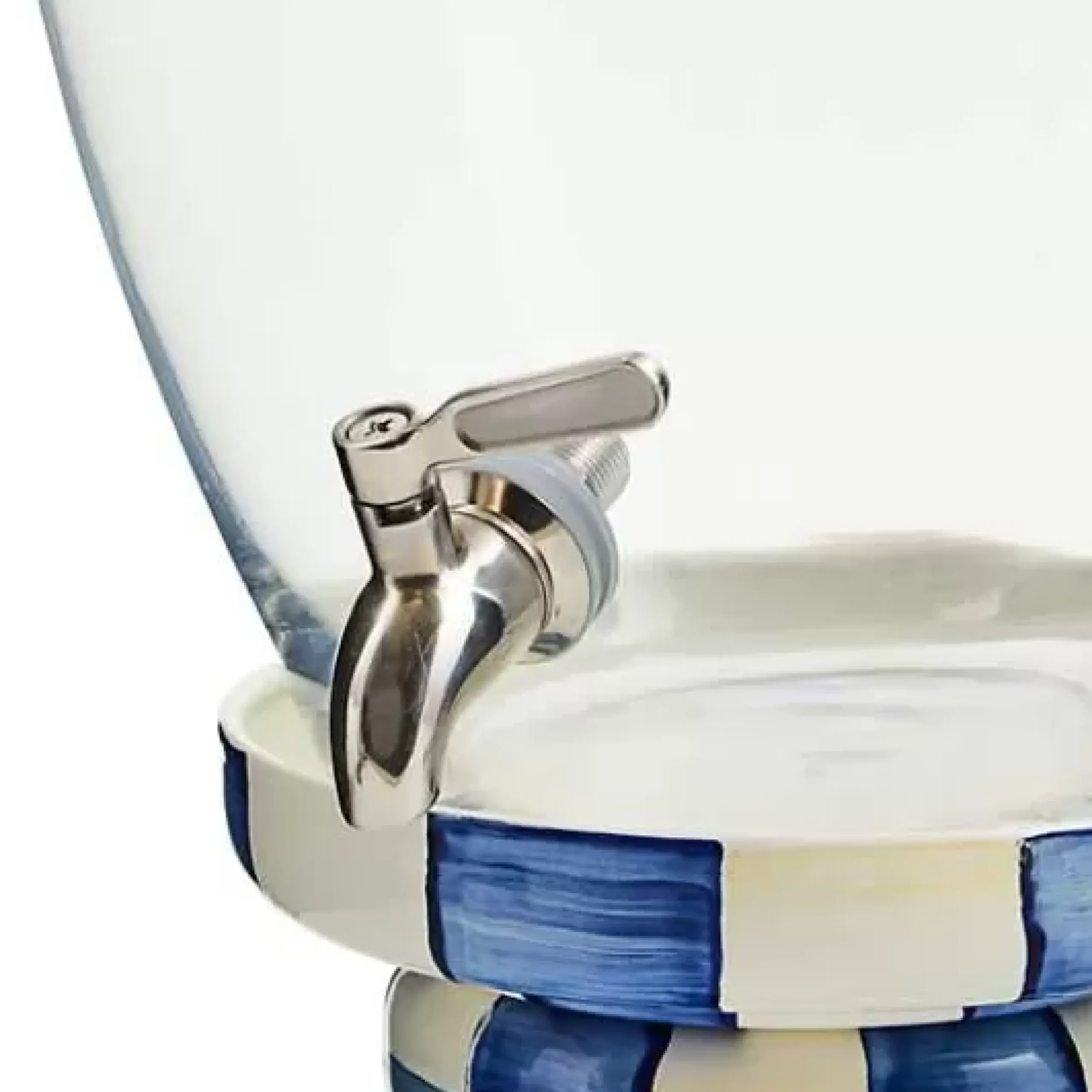 MacKenzie-Childs Royal Check Beverage Hostess< Drinkware|Bar Entertaining