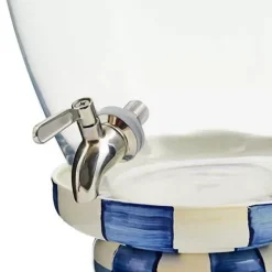 MacKenzie-Childs Royal Check Beverage Hostess< Drinkware|Bar Entertaining